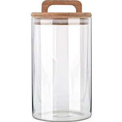 ESTIA ΔΟΧΕΙΟ ΑΠΟΘΗΚΕΥΣΗΣ ALLURE ΓΥΑΛΙΝΟ 1000ml 10x10x19cm