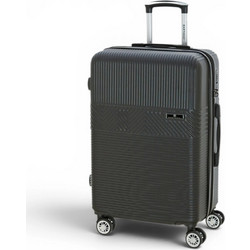Bartuggi 724-516 Βαλίτσα Μεγάλη 75x47x33cm με 4 Ρόδες Μαύρη