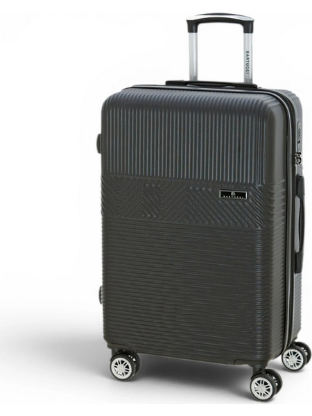 Bartuggi 724-516 Βαλίτσα Μεγάλη 75x47x33cm με 4 Ρόδες Μαύρη