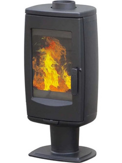 Plamen Aria 11KW Black Μαντεμένια Ξυλόσομπα Αερόθερμη 12.5kW