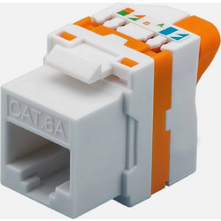 Πρίζα Keystone RJ45 Cat6A UTP Techly IWP-MD C6A/UROTT - Toolless IDC, 10GBASE-T & PoE