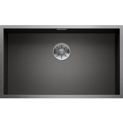 Blanco Zerox 700-U Black Steel Υποκαθήμενος Νεροχύτης Inox Ματ 74x44cm