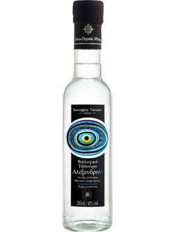 Tsipouro Limnos Organic Double Distillation - Moschato of Alexandria without Anise 40% Vol,200ml