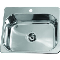 Gloria Pago Ένθετος Νεροχύτης Inox Σατινέ 52x42cm