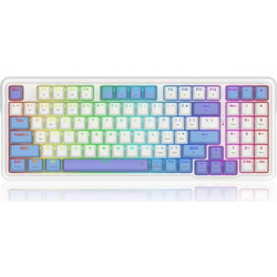 Redragon K664WBP-RGB-PRO Ασύρματο Μηχανικό Gaming Πληκτρολόγιο RGB White