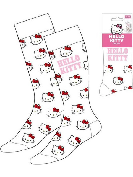 Κάλτσες Sanrio Hello Kitty Face White (Μέγεθος 36-43)