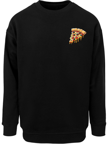 Pizza Comic Sweat Crewneck black