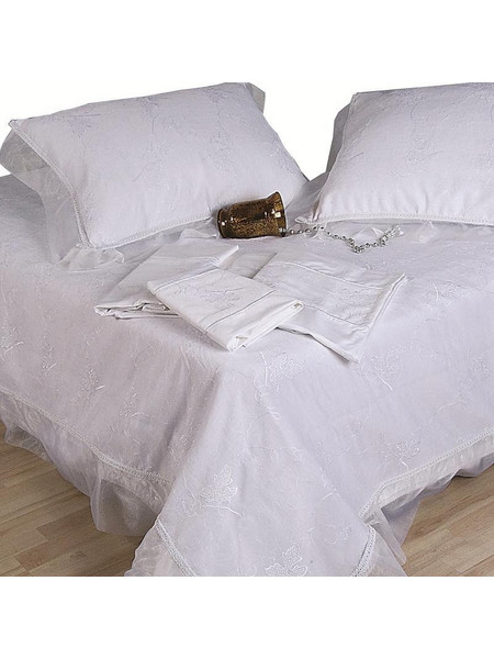 Viopros Σετ Κουβερτώριο Υπέρδιπλο 240x250 1012 Λευκό