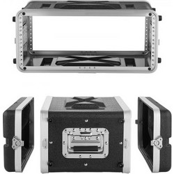Θήκη Rack VEVOR 4U, Βάθος 310 mm, Ράφι Διακομιστή Ρηχό με Κατασκευή ABS, Βαρέως Τύπου Κλειδαριές Συστροφής, Αποσπώμενο Μπροστινό & Πίσω Κάλυμμα, Εύκολη Εγκατάσταση, για Ενισχυτή, Ήχο, DJ Mixer