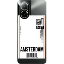 Realme C67 Amsterdam Travel More Transparent Silicone TPU Θήκη