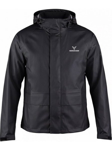Αδιάβροχο & διαπνέον μπουφάν Nordcode Rain Jacket stretched μαύρο - NORDCODE