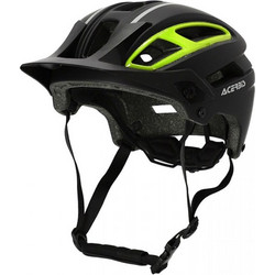 Acerbis Double P Κράνος Ποδηλάτου Δρόμου / Πόλης Μαύρο Κίτρινο