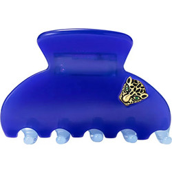 By Eloise Medium Hair Claw Jaguar Blue Breeze