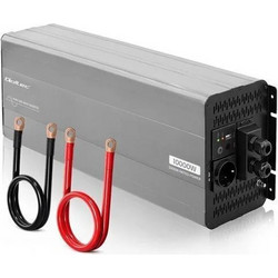 Qoltec Μετατροπέας Τάσης Pure Sine Wave 12v 230v 3000w 6000w Lcd Usb Usb-c Συμβατός Lifepo4 Agm Gel
