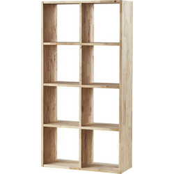 Ραφιέρα Nextdeco Natural μασίφ ξύλο Υ145x73,4x30εκ