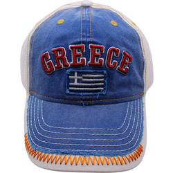 Καπέλο με Ελληνικά Σχέδια 11-BLUE
