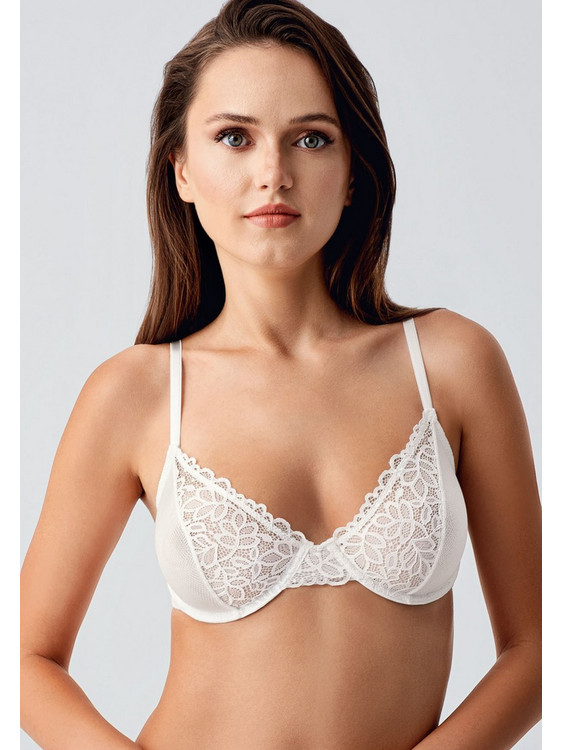 New Bra Lingerie Σουτιέν με Μπανέλα Εκρού NB338410-5