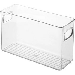 Δοχείο οργάνωσης ψυγείου HUH-0032, 26 x 15.5 x 9cm, διάφανο