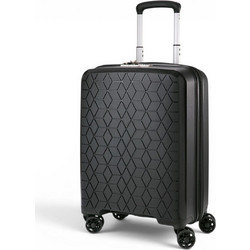 Verage Diamond 18106W-S Βαλίτσα Καμπίνας 55x38x24cm με 4 Ρόδες Μαύρη