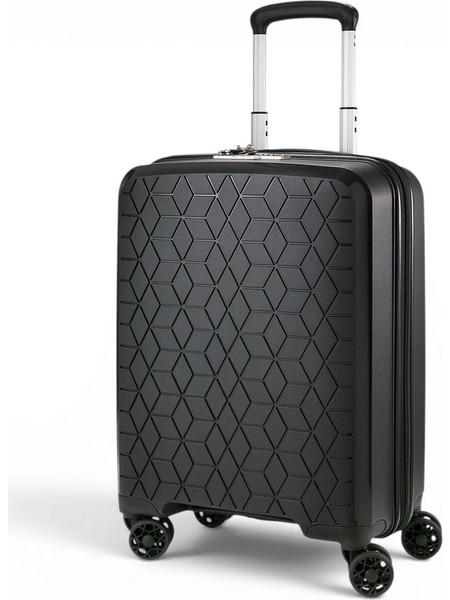 Verage Diamond 18106W-S Βαλίτσα Καμπίνας 55x38x24cm με 4 Ρόδες Μαύρη