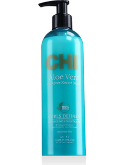 Chi Aloe Vera Curls Defined Φυτικό Σαμπουάν για Φριζάρισμα για Σγουρά Μαλλιά 340ml