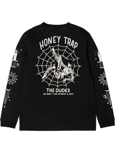 The Dudes Black Web Longsleeve T-shirt