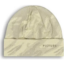 Picture Ribbing Beanie Pure Cashmere beige