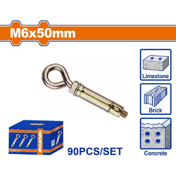 Wadfow WDQ45A1 Βισμα Ούπα Μεταλλικό 6x50mm 90τμχ