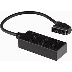Hama Scart 3 Θέσεων Μαύρο Splitter