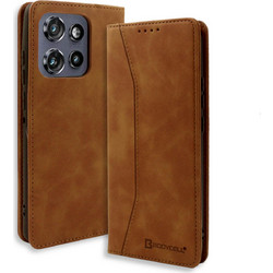 Bodycell Book Case Θήκη Καφέ (Motorola Edge 60 Neo / Edge 50 Neo)