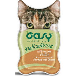 Oasy World Of Love Adult Delicatesse Pate with Chicken 70gr