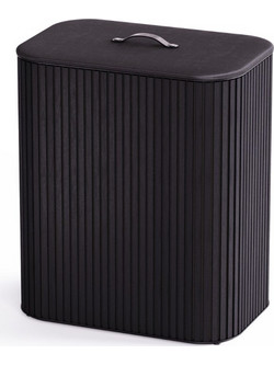Joseph Joseph Tota Twin Luxe 90L Laundry Sorter black