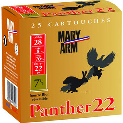 Mary Arm Panther Φυσίγγια Συγκέντρωσης 28Cal 70mm 22gr 25τμχ