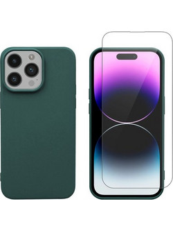 Redshield iPhone 14 Pro TPU & Tempered Glass Green Θήκη Κινητού & Προστατευτικό Οθόνης