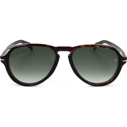 David Beckham DB7079/S 086/9K Ανδρικά Γυαλιά Ηλίου Aviator Κοκάλινα Καφέ με Πράσινο Polarized Φακό