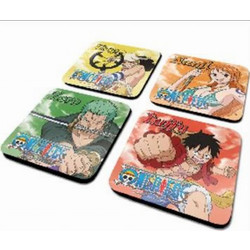 One Piece - Straw Hats Σετ Σουβέρ (4 τεμάχια)