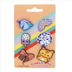 Cactus Διακοσμητικά Pins Croqpins 6τμχ - CT112-04