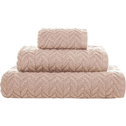 Πετσέτα Μπάνιου Sorema Chevron - Nude Σετ 3ΤΕΜ:1x (30x50) 1x (50x100) 1x (70x140)