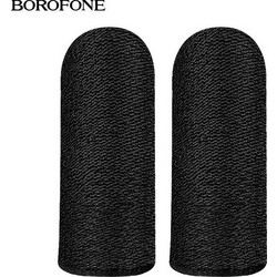 Borofone BG1 Superconducting Fiber Finger Sleeves σε Μαύρο χρώμα Μαύρο