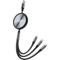 Πτυσσόμενο καλώδιο φόρτισης + data 3in1 - Fast Charge - EC6 - 1.2m - 220350