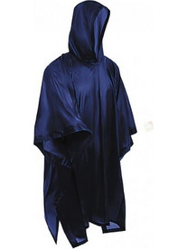 Αδιάβροχο Poncho βινυλίου 127x203cm Χρώμα Μπλε