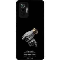 Sonique Men's Edition Θήκη με Σχέδιο «Three Rules» (Xiaomi Redmi Note 10 Pro)