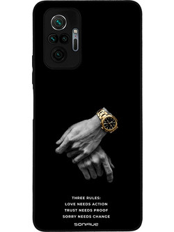 Sonique Men's Edition Θήκη με Σχέδιο «Three Rules» (Xiaomi Redmi Note 10 Pro)