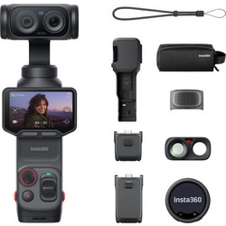 Insta360 Luna Ultra Creator Bundle Action Camera Υποβρύχια με Οθόνη 2" Μαύρη