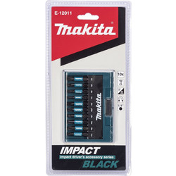 Makita E-12011 Impact Black Bit Set 10 pcs