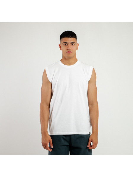 Be:Nation Sleevless Tee 04312501-02 Λευκό