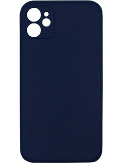 Forcell iPhone 11 Soft Touch Θήκη Σιλικόνης - Dark Blue