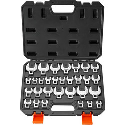 VEVOR Σετ Κλειδιών Crowfoot 3/8" 30 Τεμαχίων Μετρικά & SAE, Cr-Mo, με Θήκη ZXBSTZNJ38IN8WWUU001V0