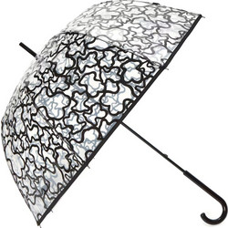 GRANDE KAOS ALL OVER LOGO PRINT UMBRELLA WOMEN TOUS