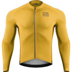 Rockbros 15120015025 ROAD TO SKY men's long sleeve cycling jersey L - yellow